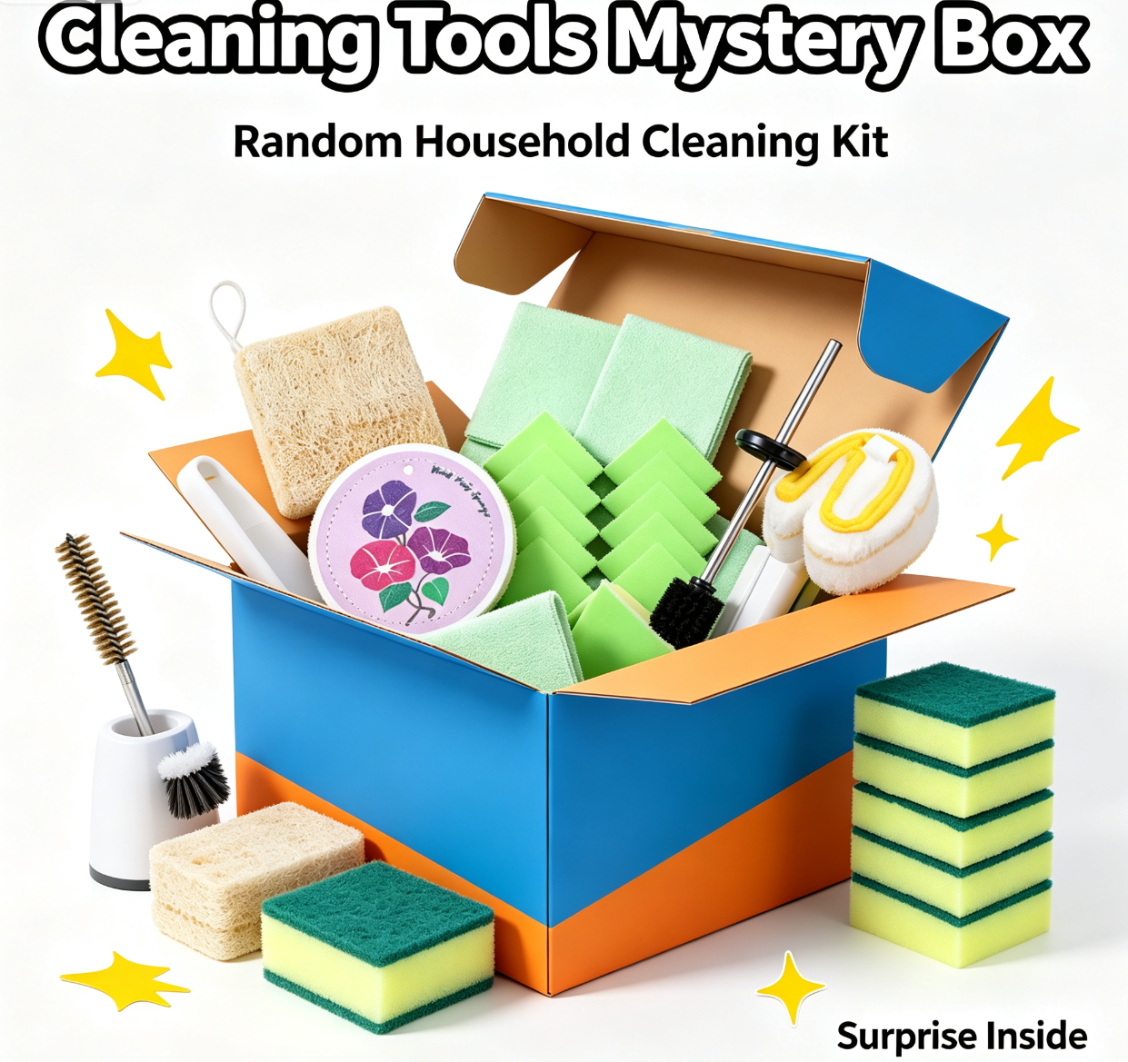 Kitchen Gadgets For The Blind - Kotak Misteri Perlengkapan Kebersihan Rumah Tangga,