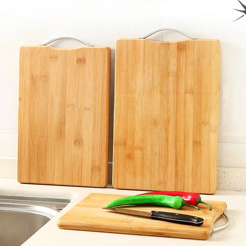 Bamboo Cutting Board - Talenan Bambu Kelas Makanan Tebal dengan