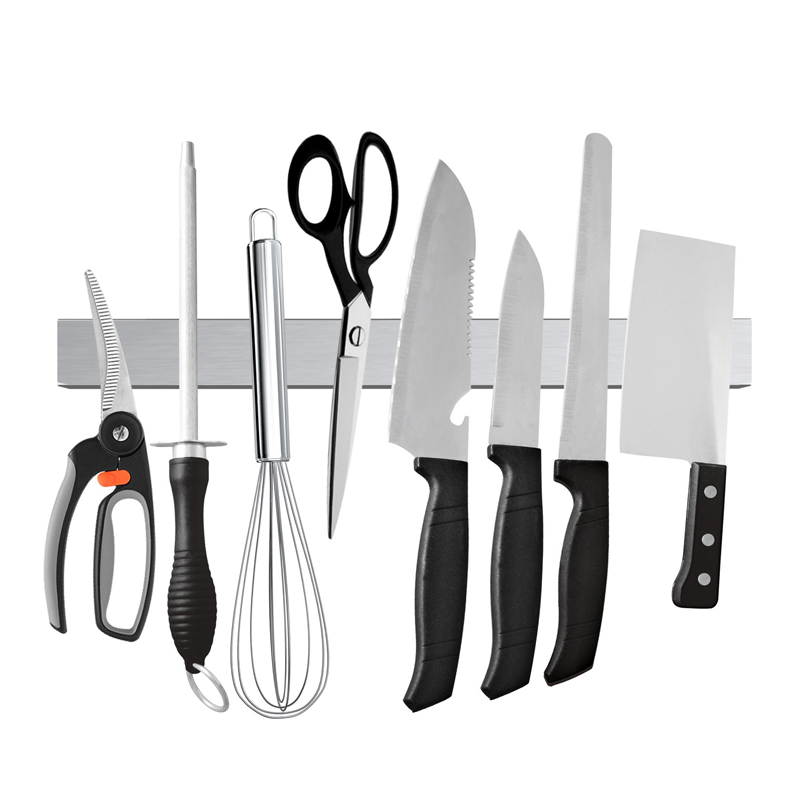 Magnetic Knife Strip - LMETJMA Profesional Pisau Magnetik Strip Baja