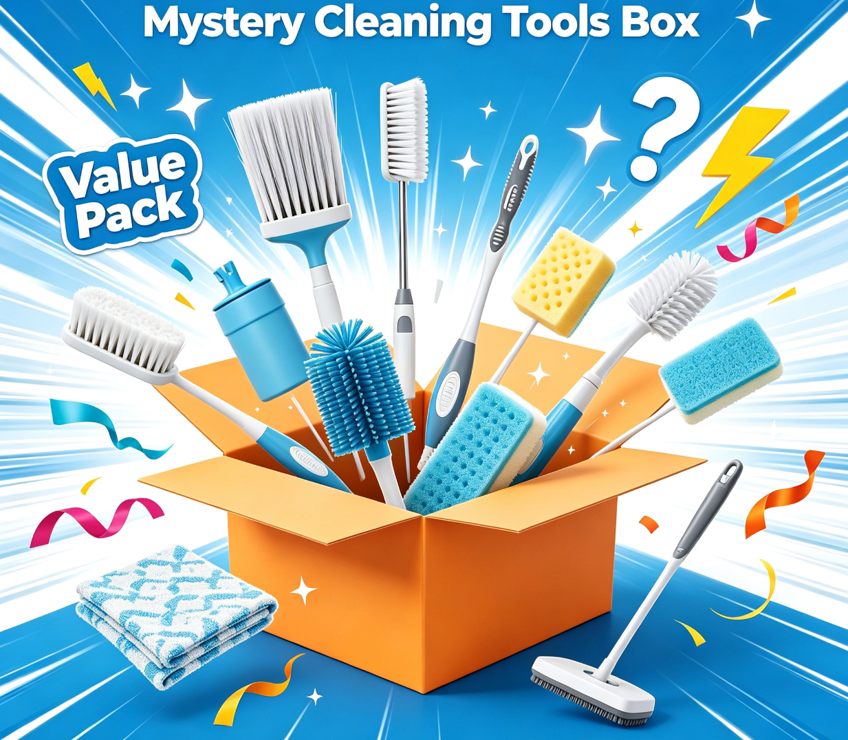 Kitchen Gadgets For The Blind - Kotak Misteri Perlengkapan Pembersih Dapur Rumah