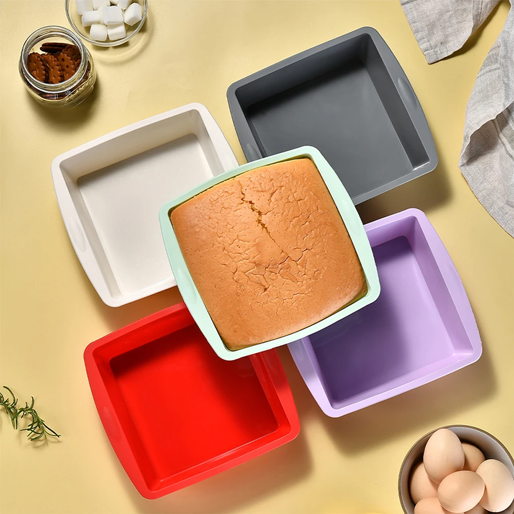 Kitchen Gadgets Worth Buying - 1/4 buah silikon cetakan kue persegi