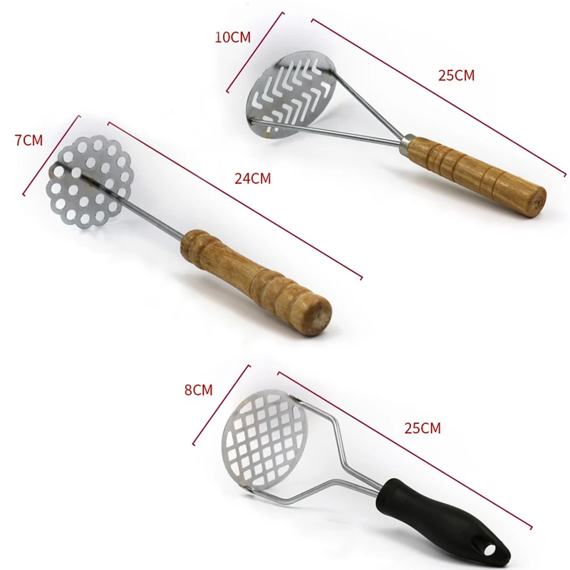 Potato Masher Ricer - Alat penumbuk kentang Manual, alat penumbuk