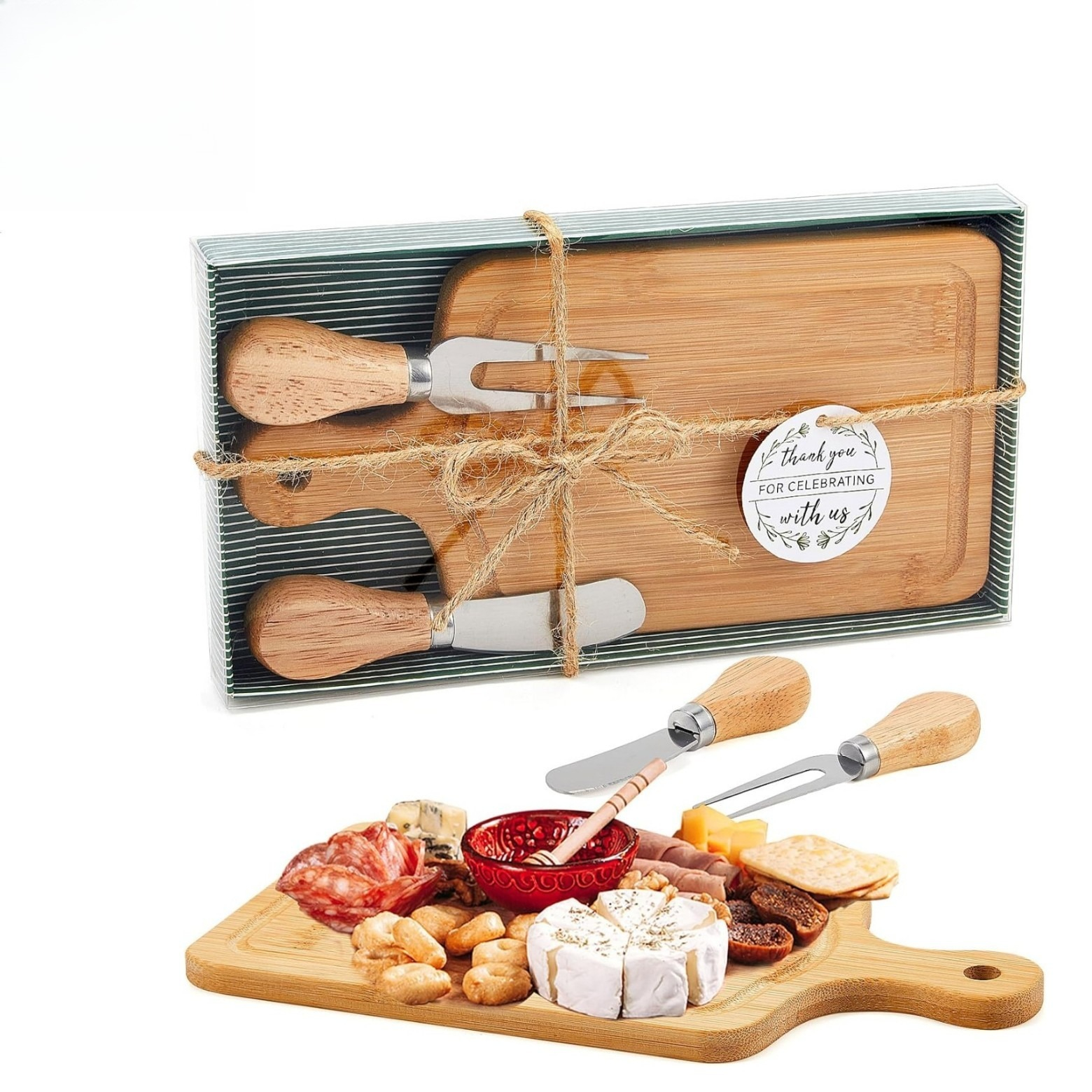 Bamboo Cutting Board - Papan Pemotong Hadiah Pesta Pembaptisan Delikatessen