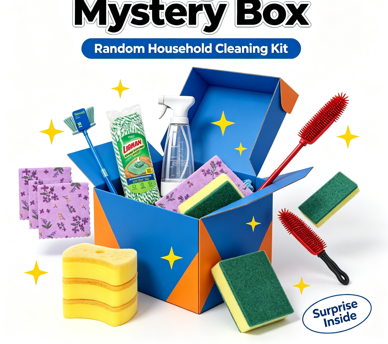 Kitchen Gadgets For The Blind - Kotak Misteri Perlengkapan Kebersihan Rumah Tangga,