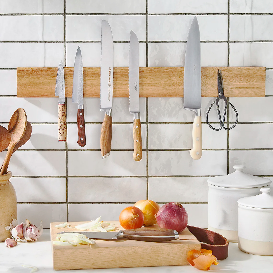 Magnetic Knife Strip - Penyangga Pisau Magnetik untuk Dinding dengan