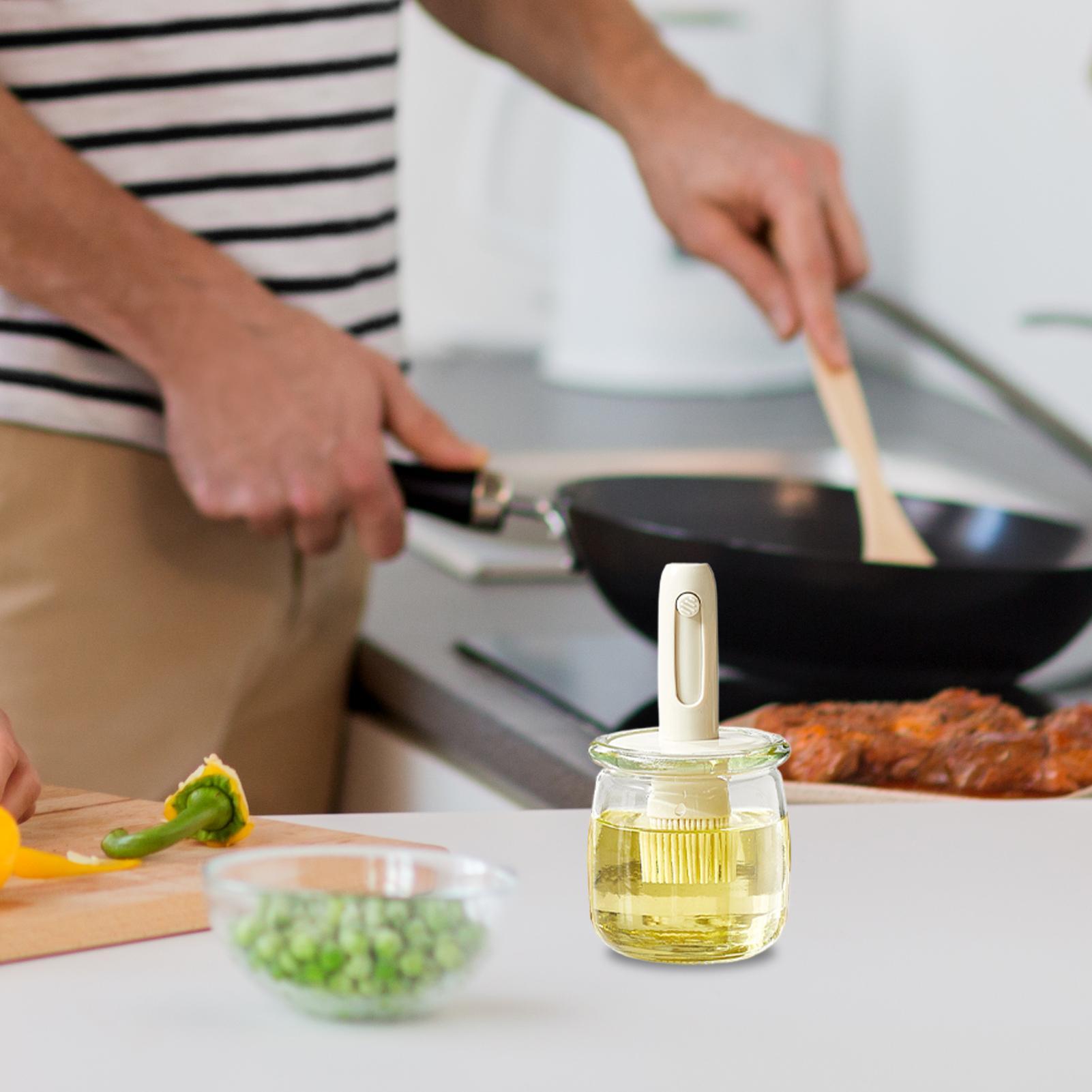 Kitchen Gadgets Dispenser Brush Holder - Dispenser Minyak untuk Dapur Botol Cuka