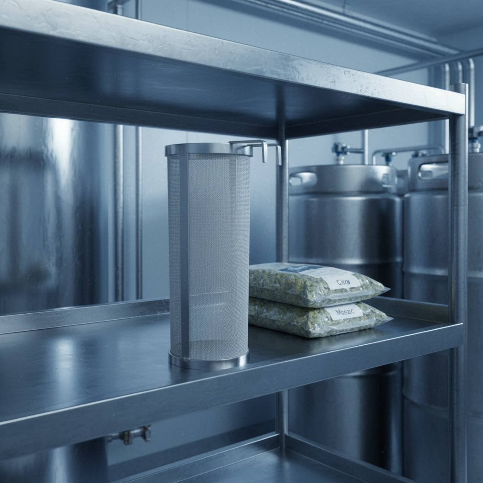 Stainless Steel Strainer - Saringan Hop 300 Mesh untuk Pembuat