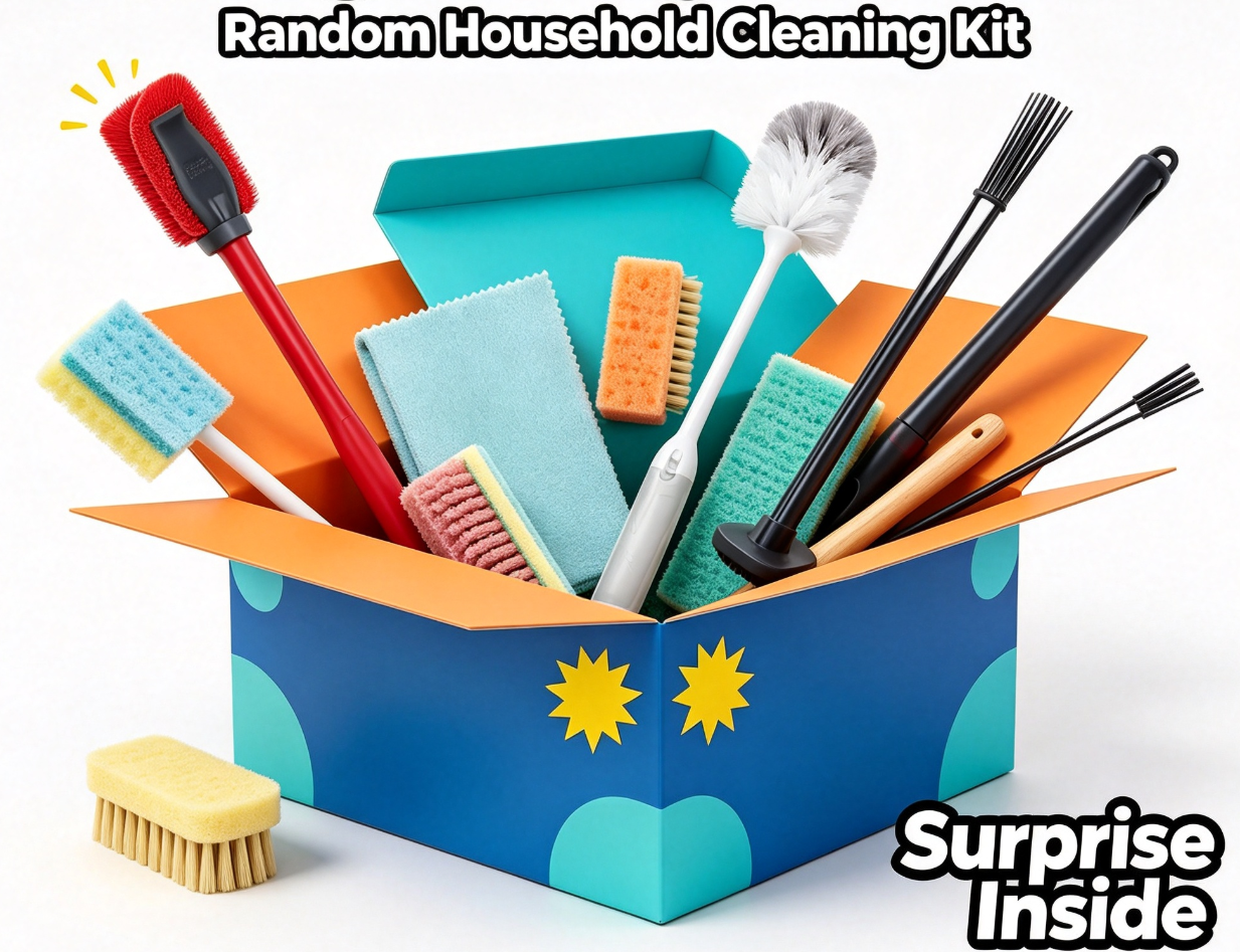 Kitchen Gadgets For The Blind - Kotak Misteri Perlengkapan Kebersihan Rumah Tangga,