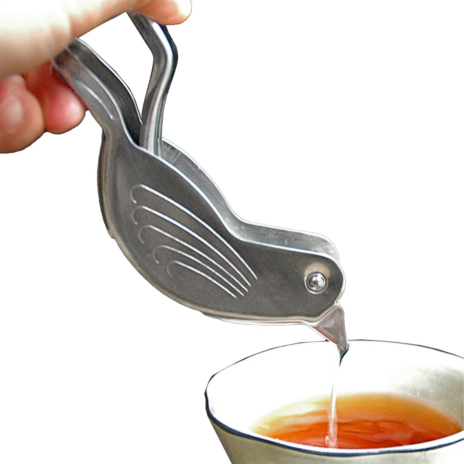 Citrus Lemon Squeezer - Pembuat Jus Lemon Bentuk Burung Perak