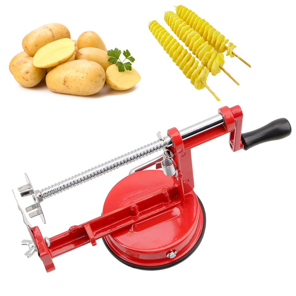Potato Masher Ricer - Alat masak pemotong goreng Perancis Spiral