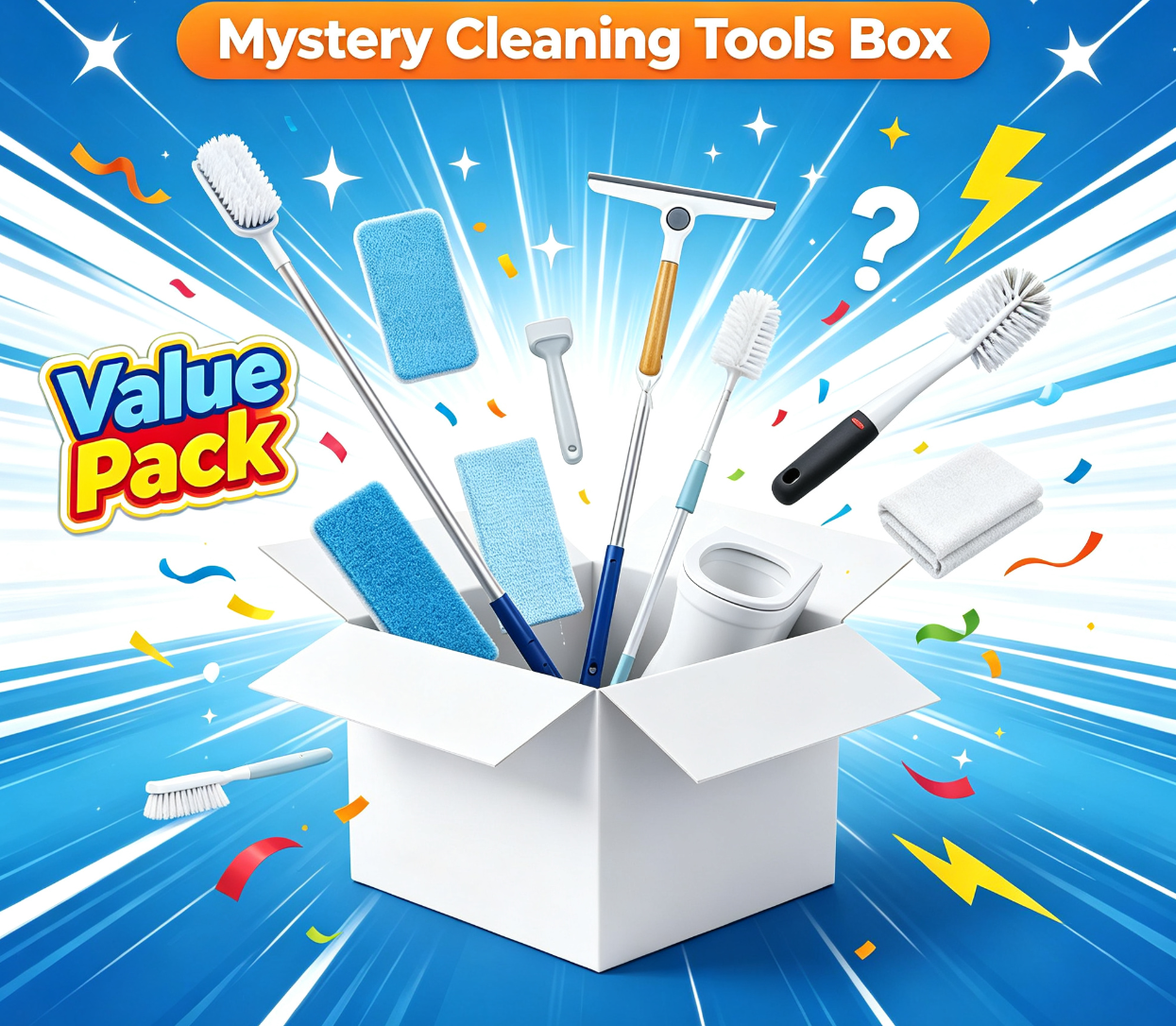 Kitchen Gadgets For The Blind - Kotak Misteri Perlengkapan Kebersihan Rumah Tangga,