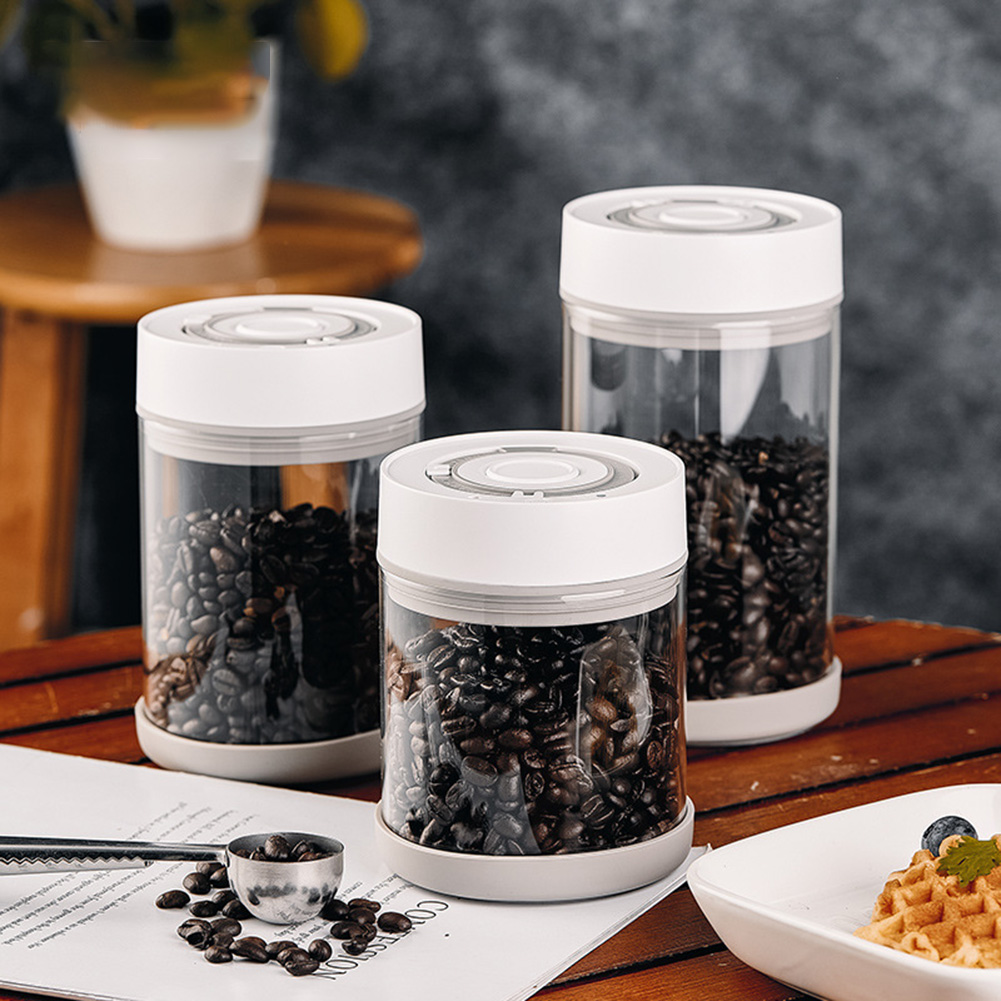 Kitchen Gadgets Storage - Kitchen Moisture-proof Glass Coffee Bean Jar