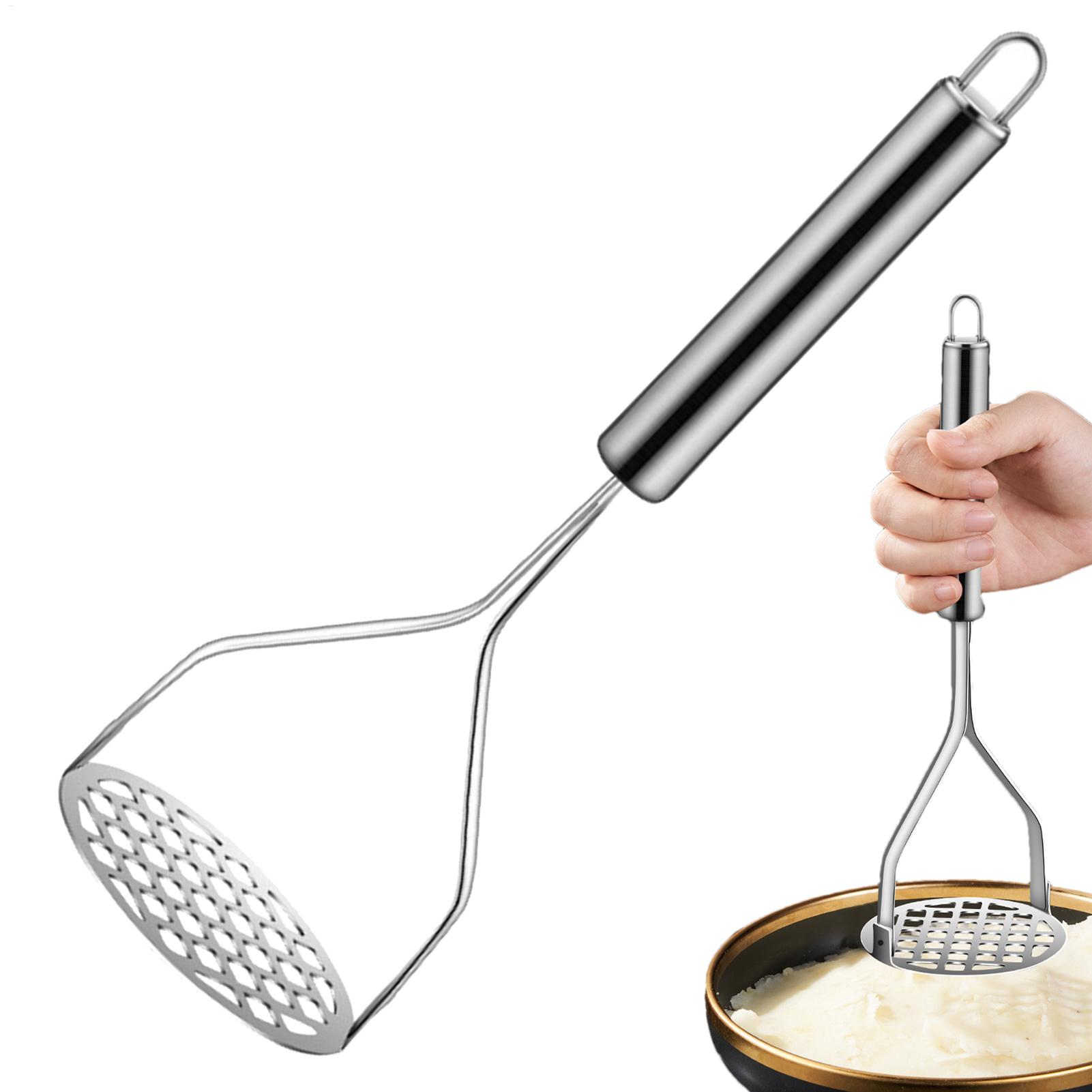 Potato Masher Ricer - Alat Penghancur Kentang Stainless Steel, Penekan