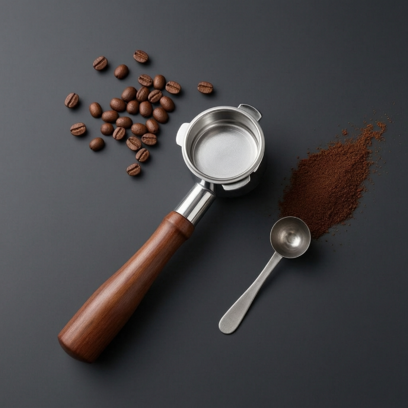 Stainless Steel Strainer - Portafilter Tanpa Dasar 51mm Desain Lepas