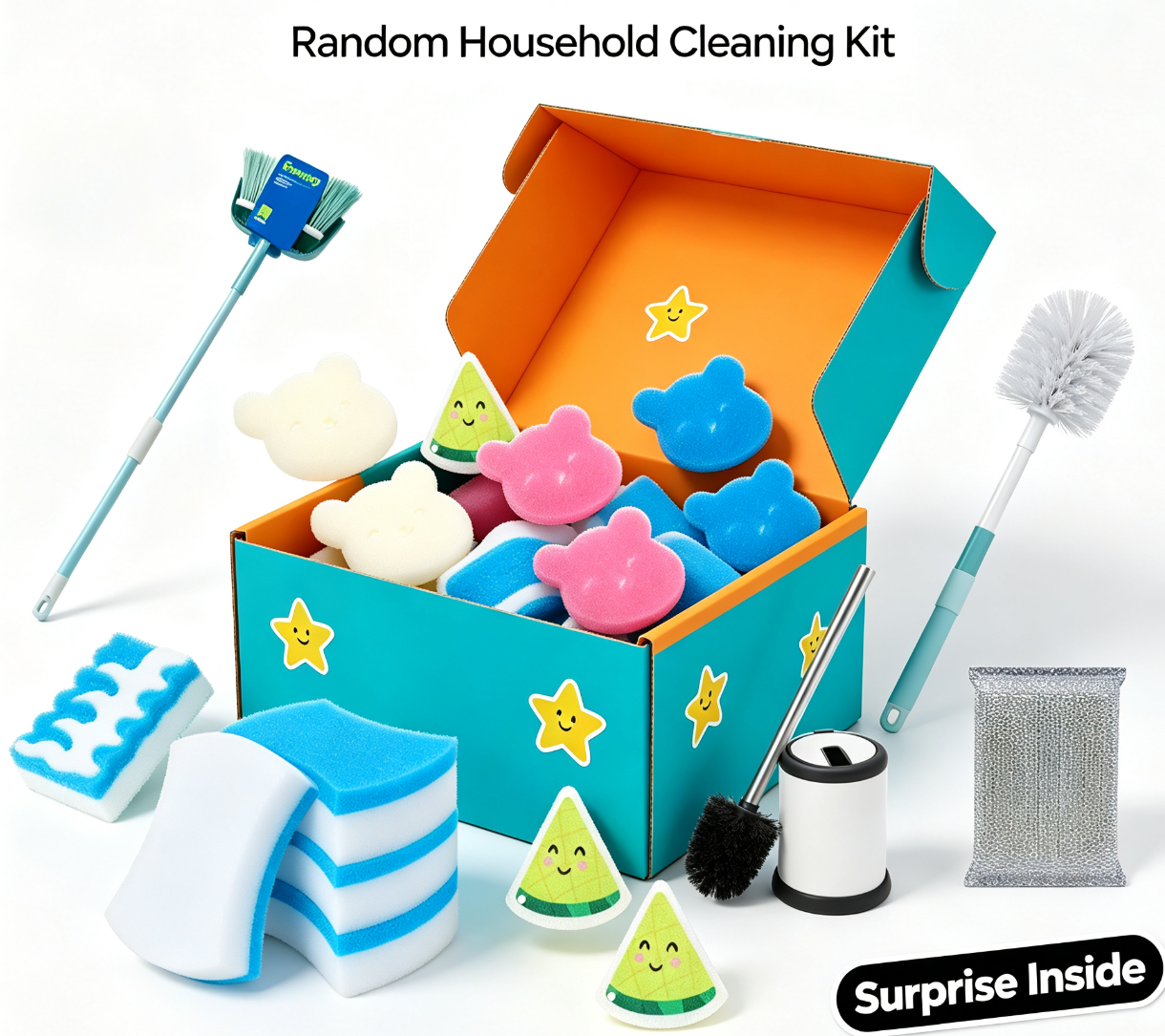 Kitchen Gadgets For The Blind - Kotak Misteri Perlengkapan Kebersihan Rumah Tangga,