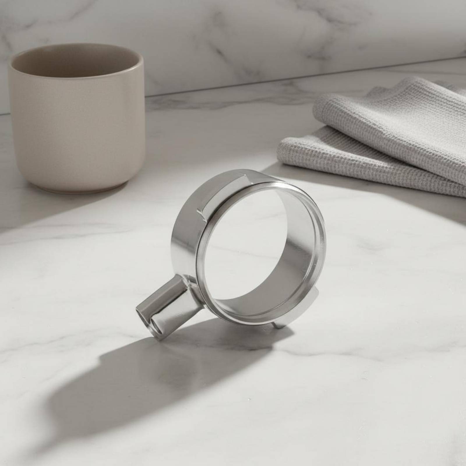 Stainless Steel Strainer - Kepala Portafilter Tanpa Dasar, Kepala Portafilter