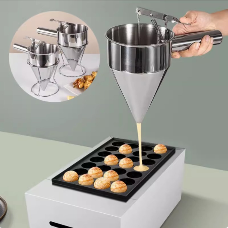 Kitchen Gadgets Worth Buying - Dispenser Corong Cairan Stainless Steel 600/1200ML,