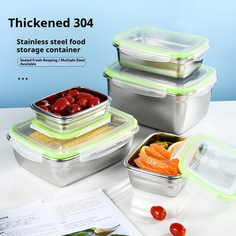 Kitchen Gadgets Storage - Set Kotak Makan Siang Stainless Steel