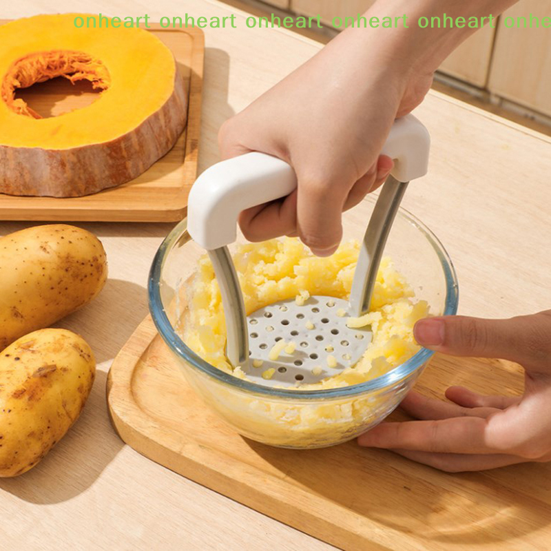 Potato Masher Ricer - [C] Penghancur Kentang Manual Plastik, Alat