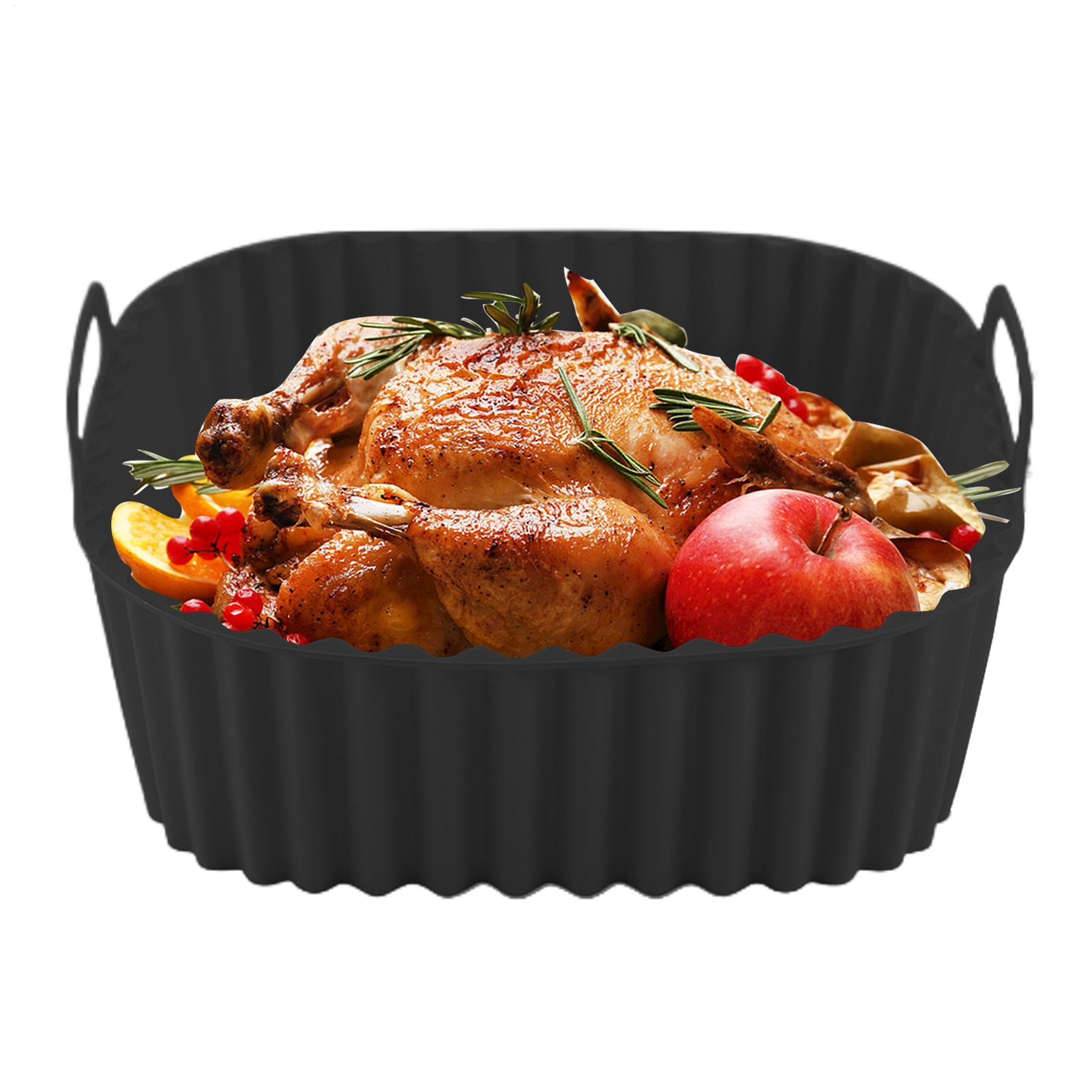 Kitchen Gadgets Men - Alas Silikon untuk Air Fryer, Loyang