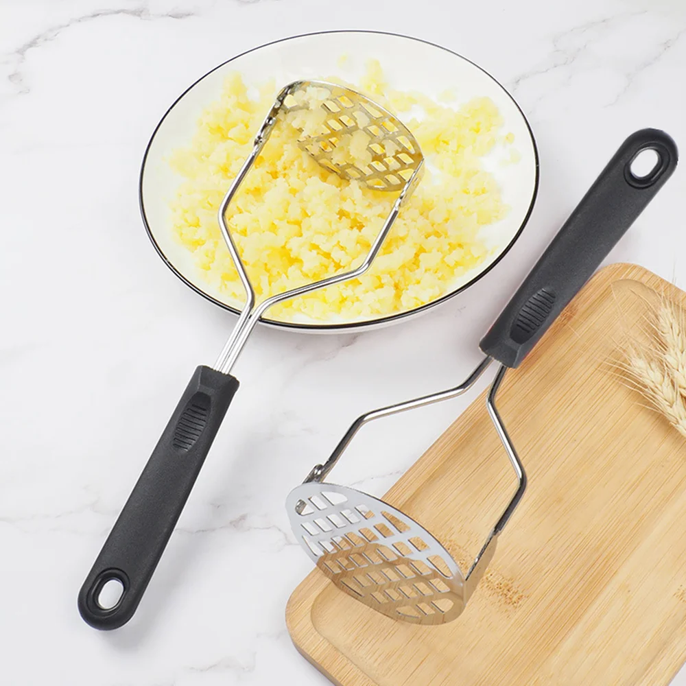 Kitchen Gadgets For Kids - Penghancur Kentang Stainless Steel Manual, Mesin