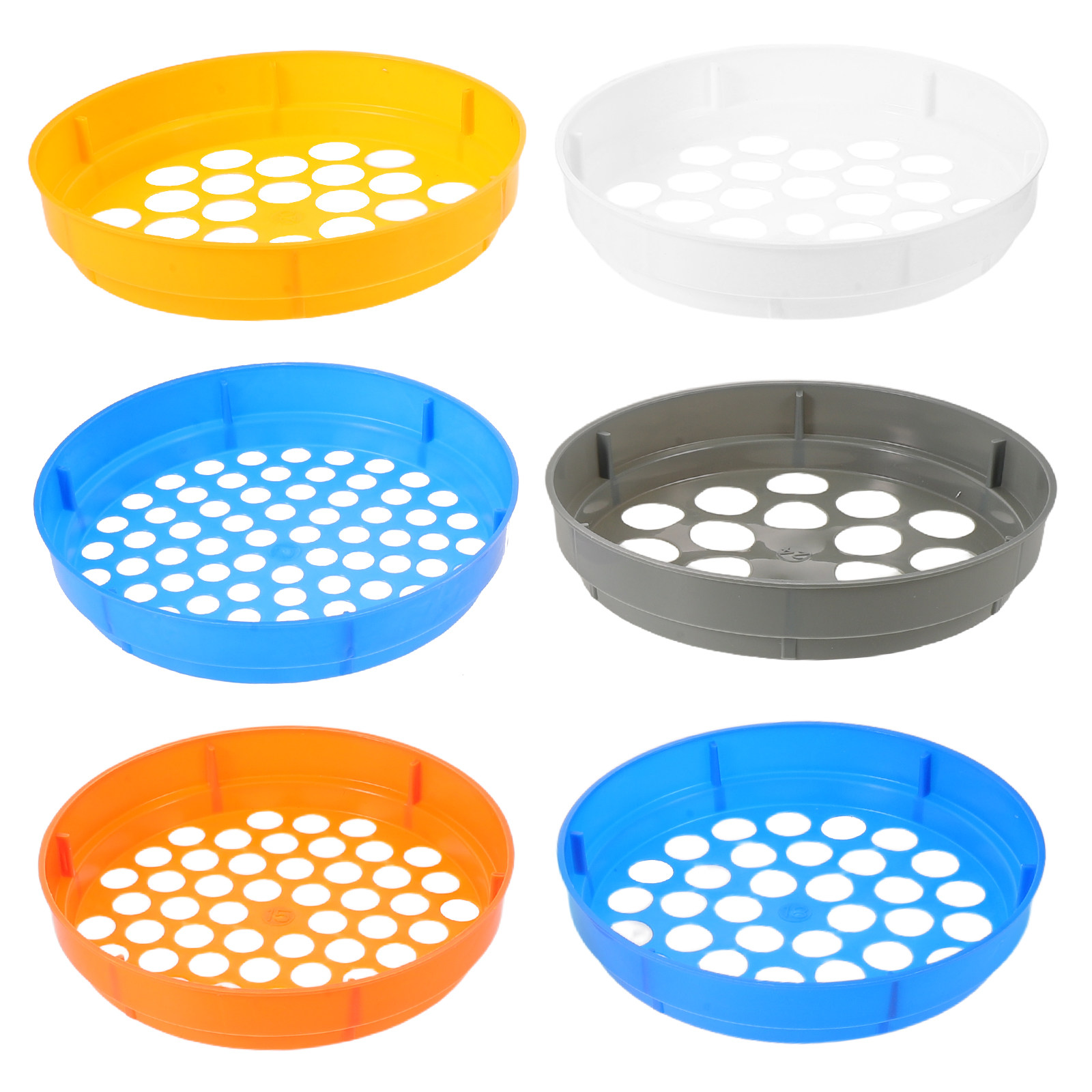 Pasta Measuring Tool - 6 Buah Pengukur Diameter Buah Plastik,