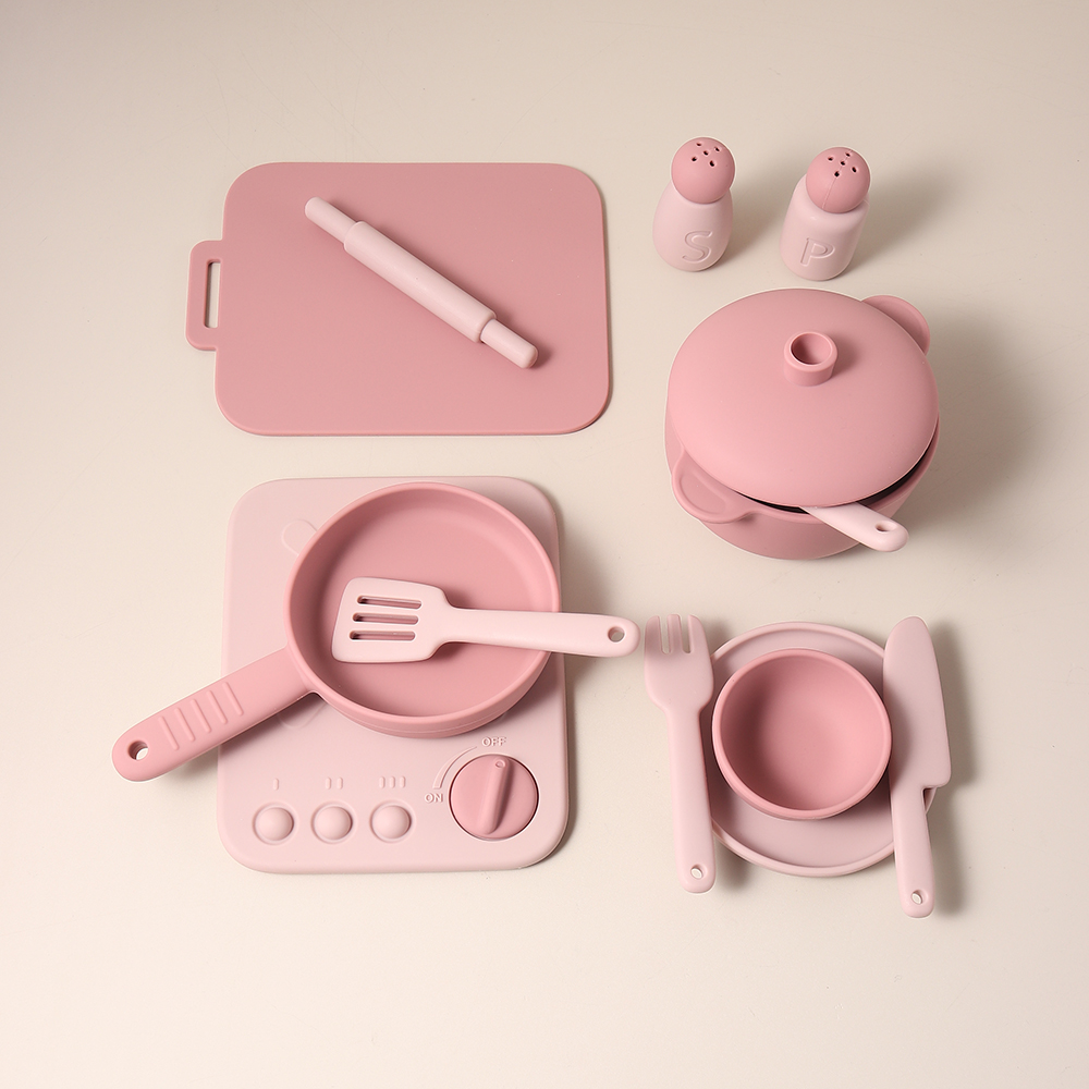 Kitchen Gadgets For Kids - 13 Pcs Set Mainan Silikon Peralatan