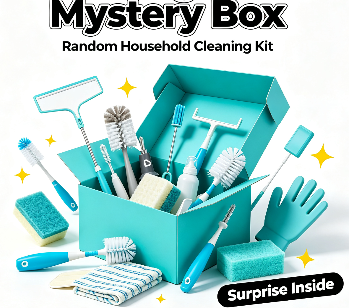 Kitchen Gadgets For The Blind - Kotak Misteri Peralatan Pembersih Dapur, Sikat