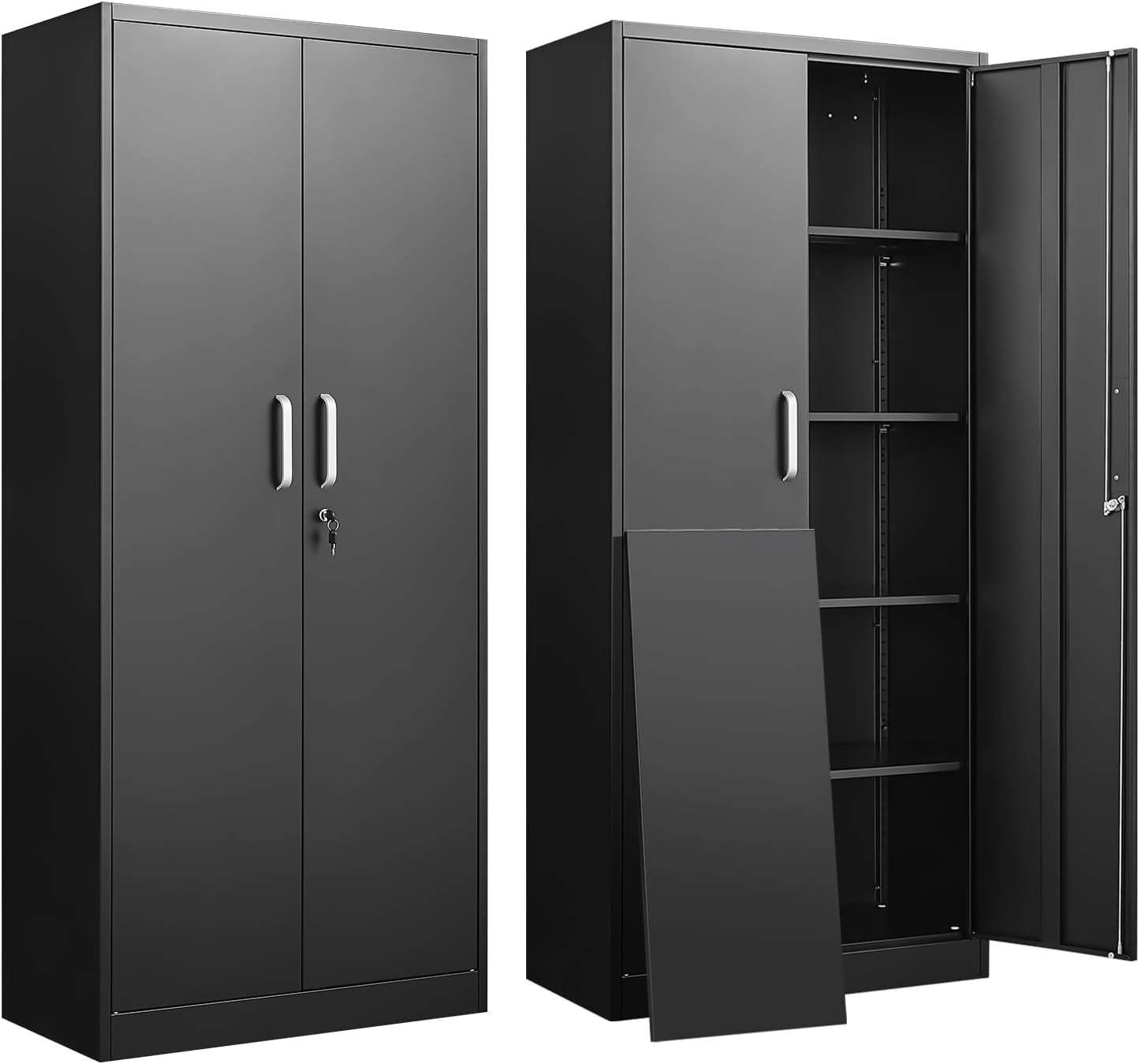 Kitchen Gadgets Storage - Lemari Penyimpanan Logam Dengan Rak Yang
