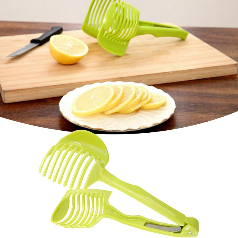 Kitchen Gadgets Guide - Pemotong Tomat Anti Selip, Penyangga Pemotong