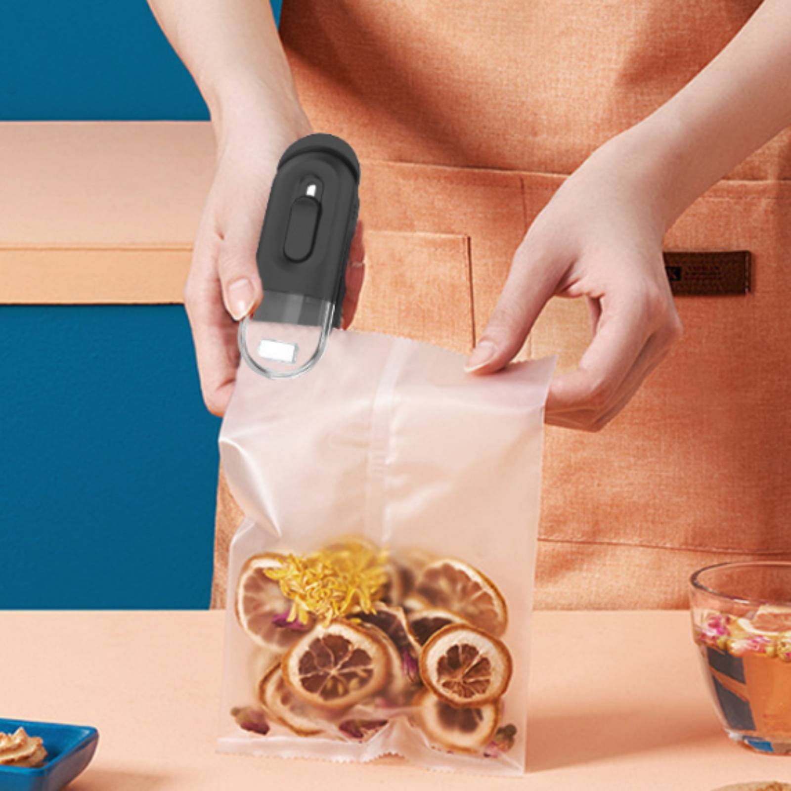 Penyegel Kantong Mini dengan P - Kitchen Gadgets Storage ulasan dan harga