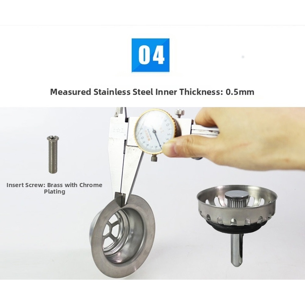 Saringan Saluran Pembuangan Da - Stainless Steel Strainer ulasan dan harga