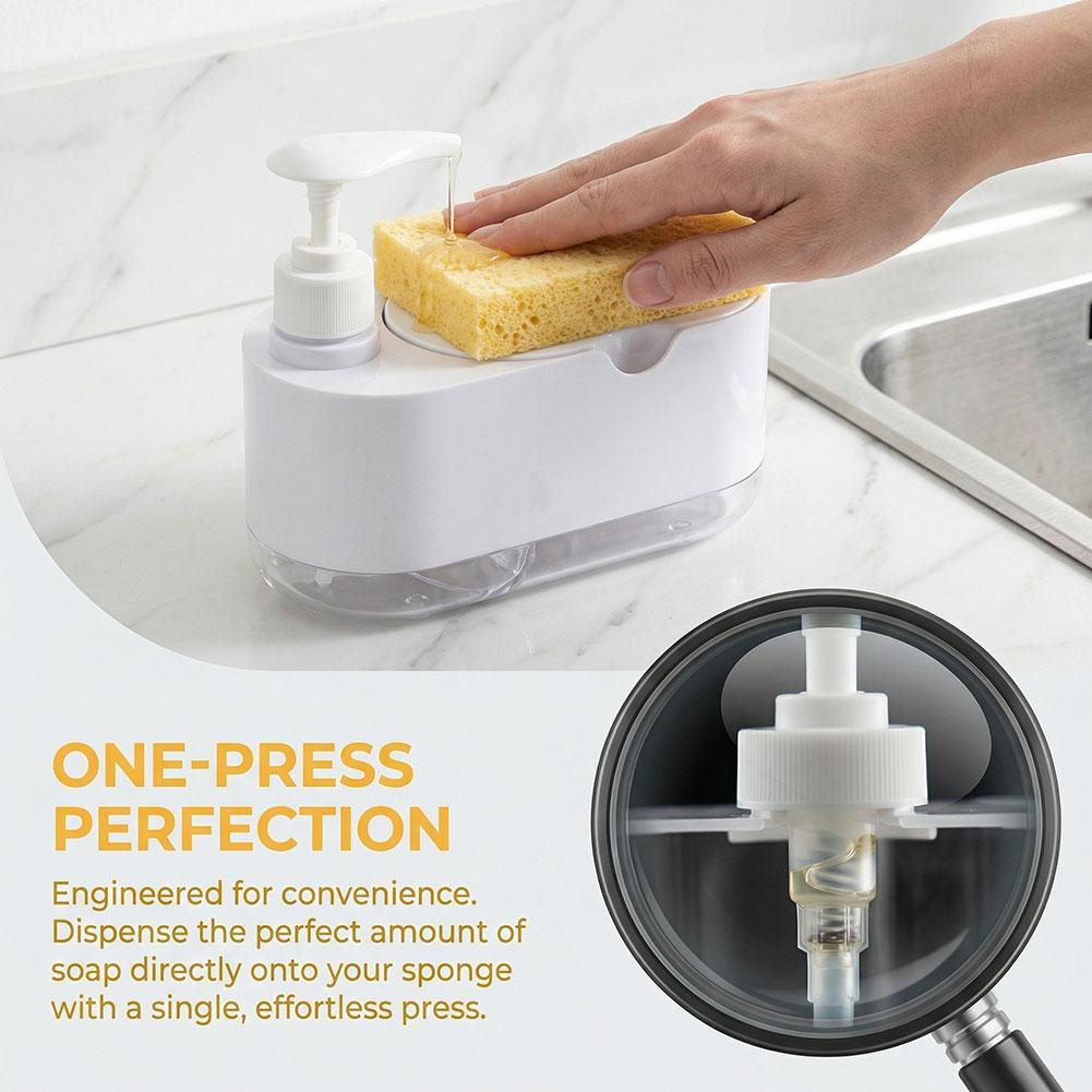 Dispenser Sabun Cuci Piring Ot - Kitchen Gadgets Dispenser Brush Holder ulasan dan harga