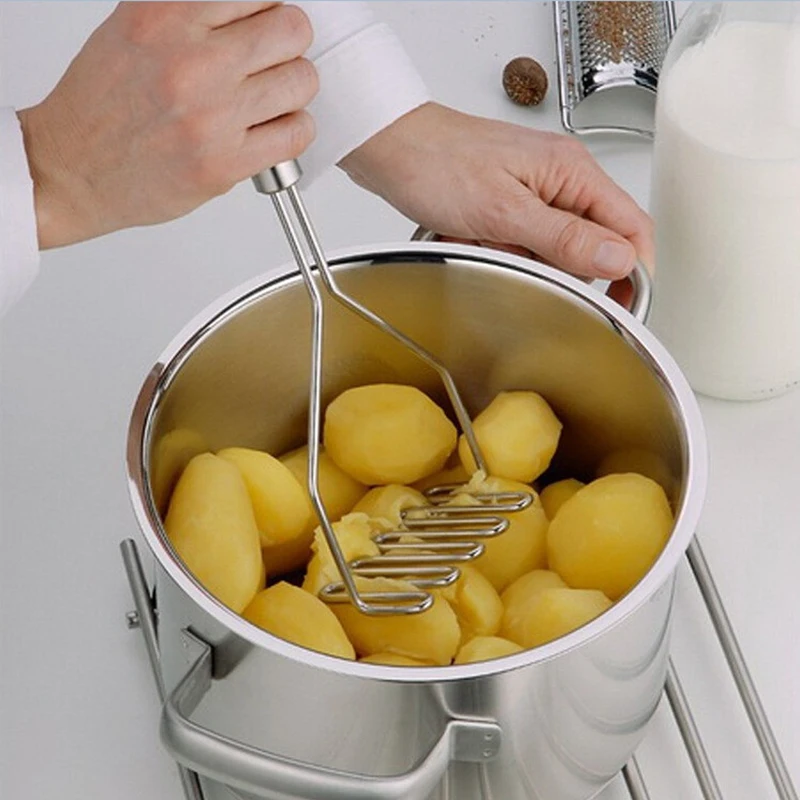 Alat penumbuk kentang Manual,  - Potato Masher Ricer ulasan dan harga
