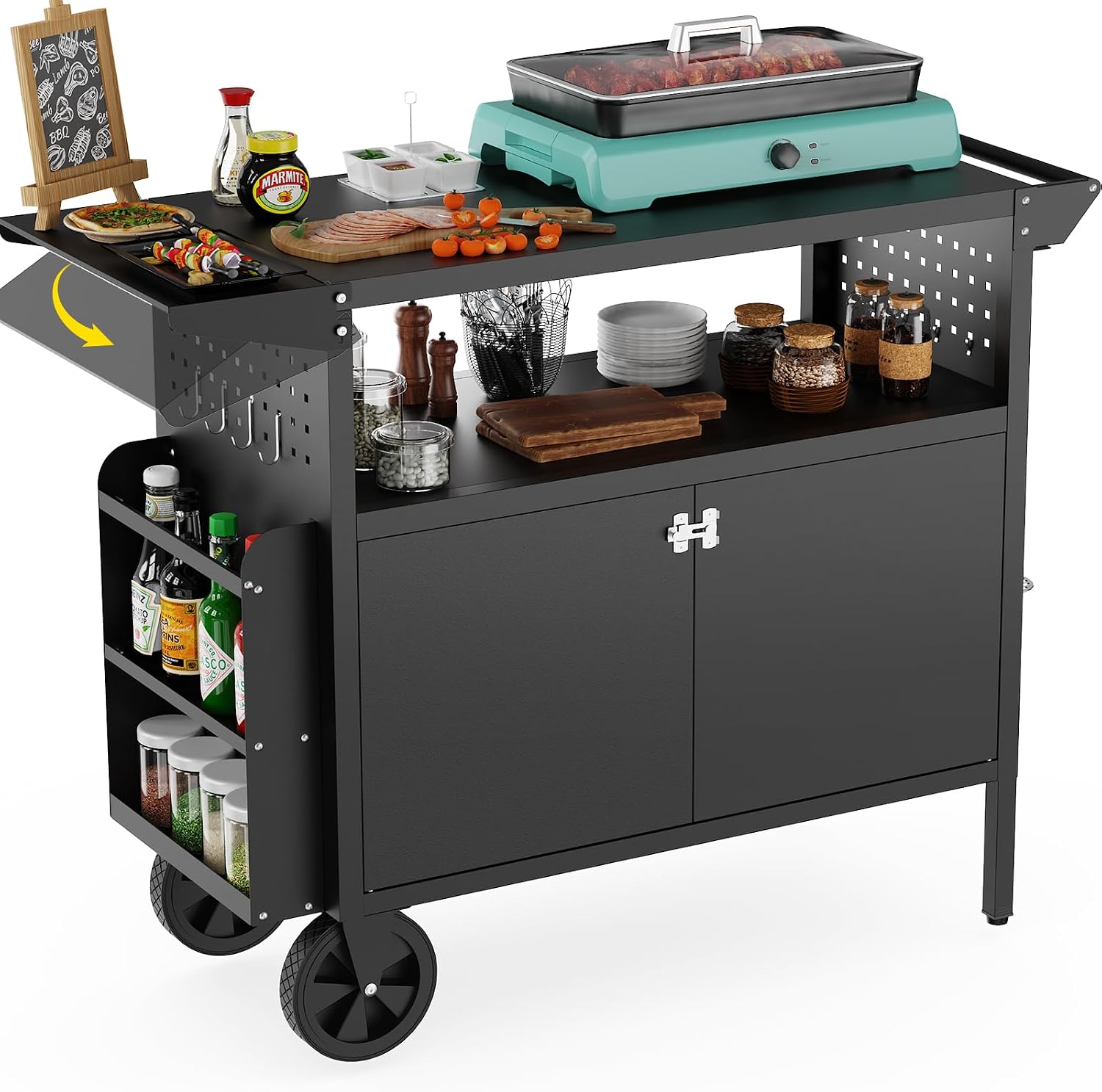 Meja Panggangan Luar Ruangan d - Kitchen Gadgets Storage ulasan dan harga