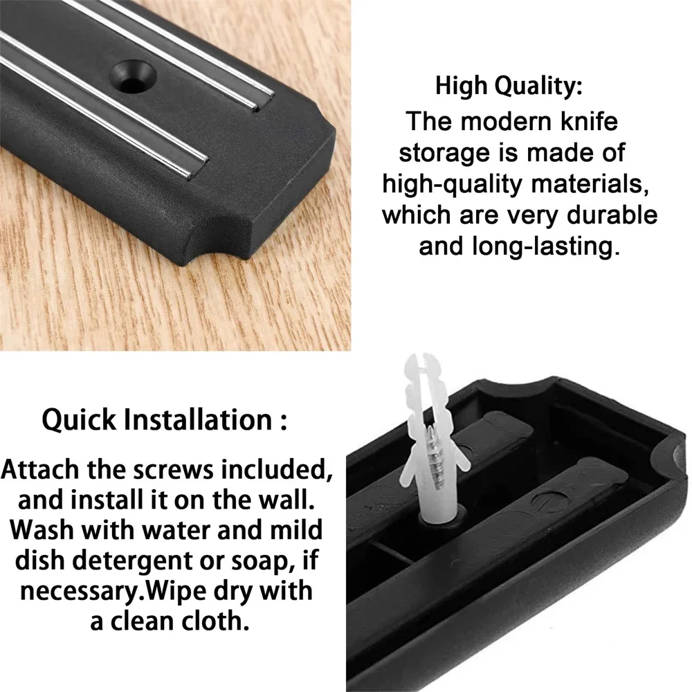 1 Buah Maksimalkan Ruang Dapur - Magnetic Knife Strip ulasan dan harga