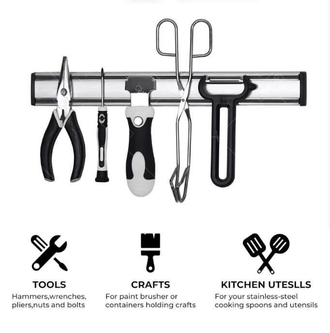 Tempat Pisau Dapur Serbaguna R - Magnetic Knife Strip ulasan dan harga