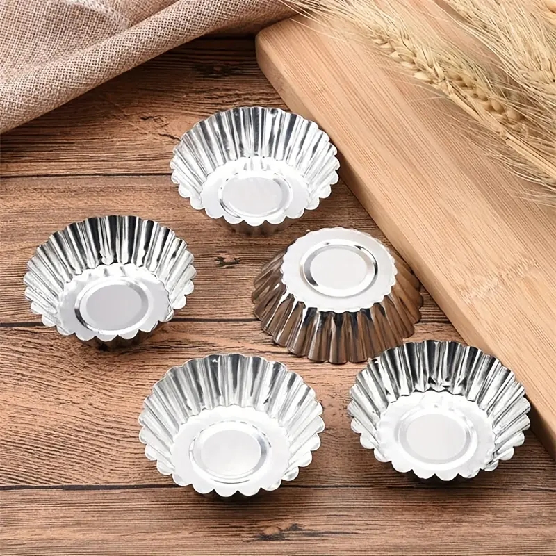 Cetakan Tart telur aluminium d - Kitchen Gadgets Worth Buying ulasan dan harga