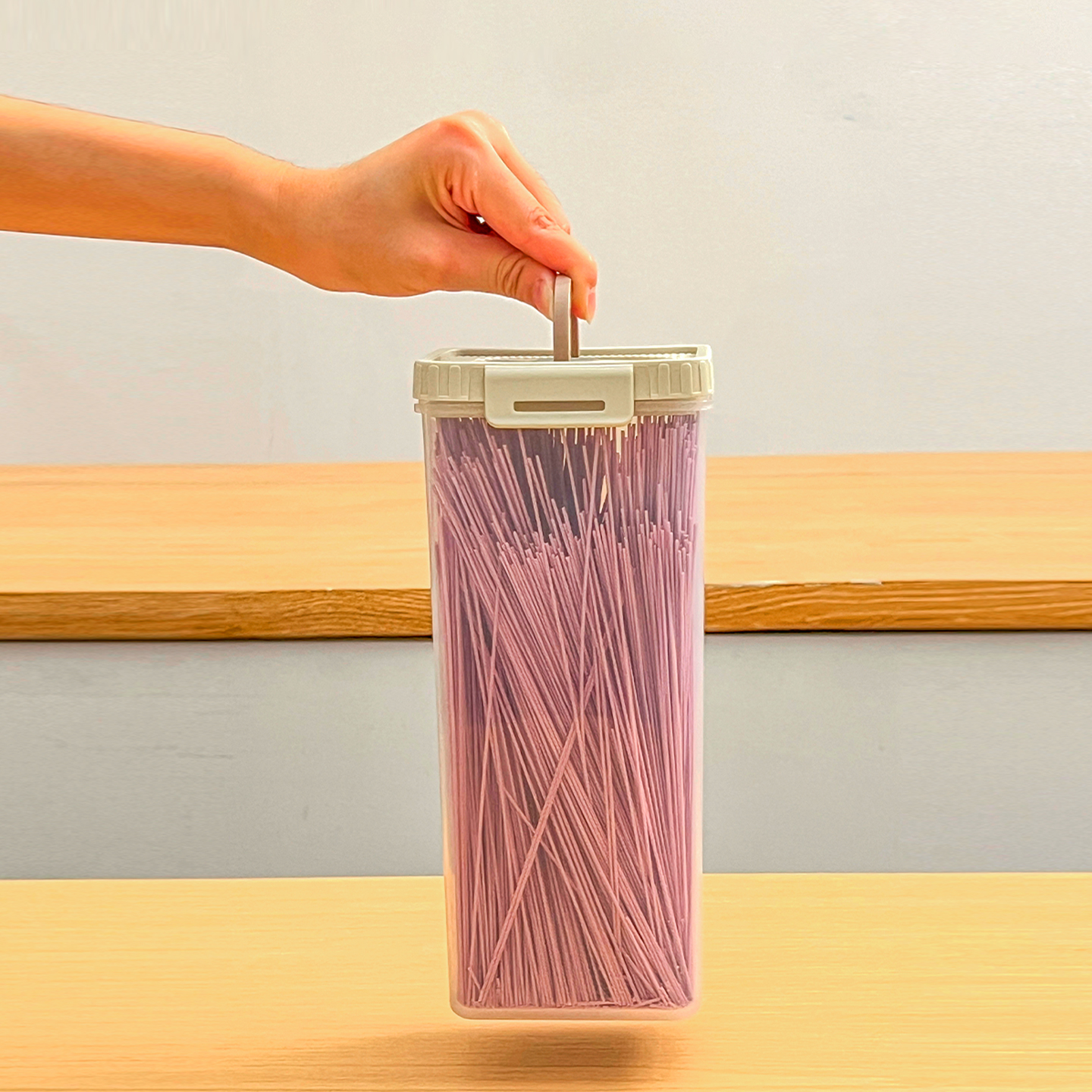 Kotak Penyimpanan Mie Tertutup - Kitchen Gadgets Storage ulasan dan harga