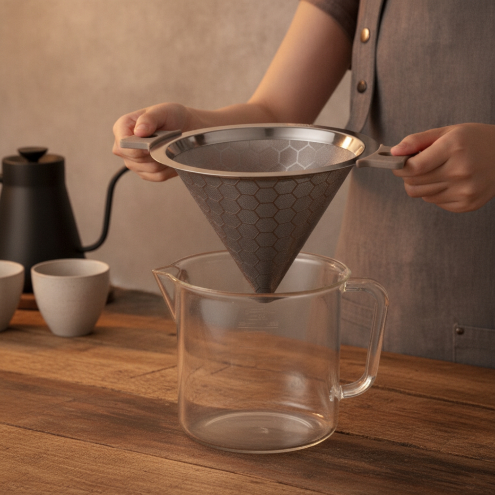 Saringan Teh Susu Dapat Diguna - Stainless Steel Strainer ulasan dan harga