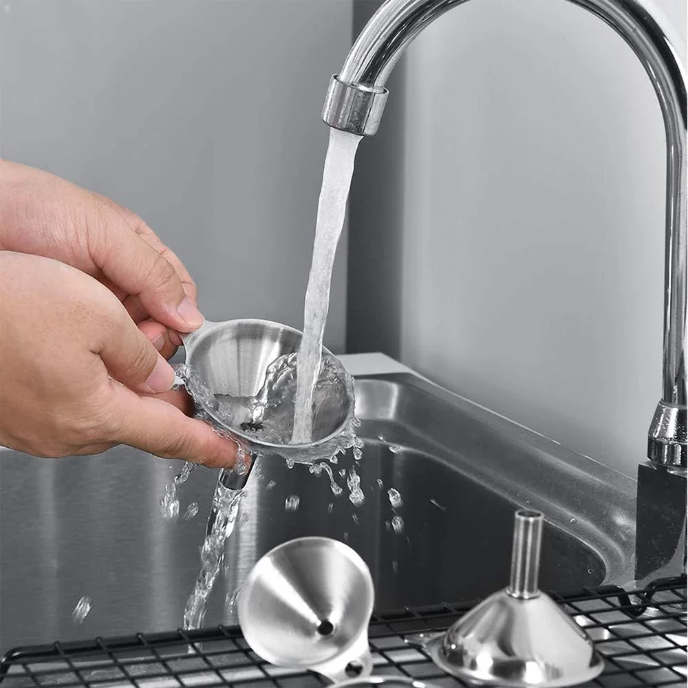 3 buah Set corong dapur baja t - Kitchen Gadgets Worth Buying ulasan dan harga