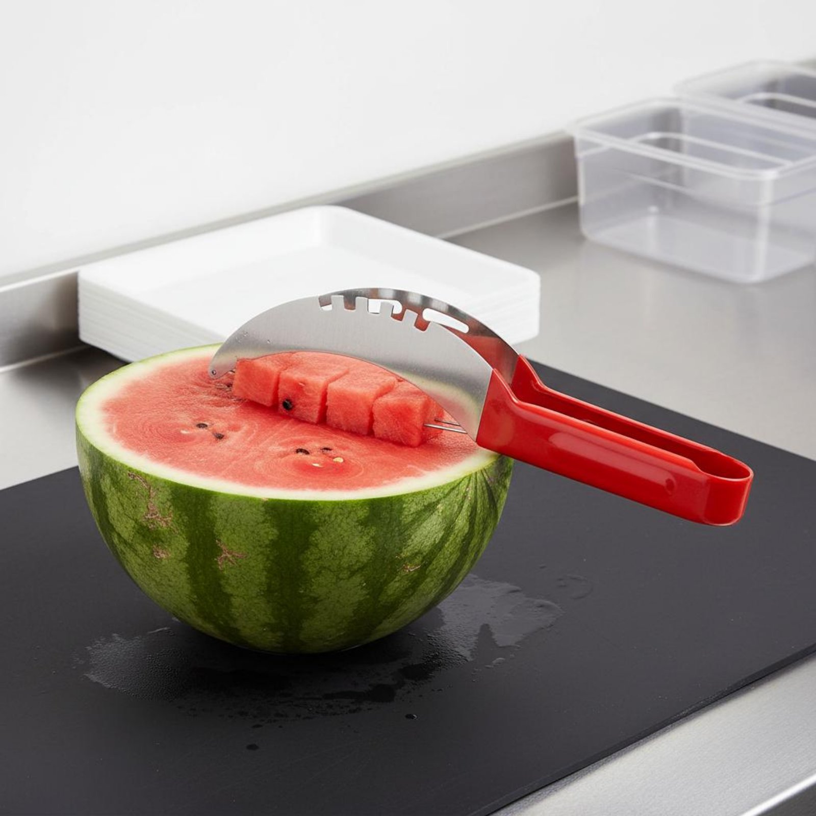 Pemotong Kubus Semangka Bahan  - Kitchen Gadgets And Tools ulasan dan harga