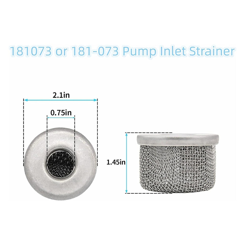 4 Buah Saringan Inlet Pompa 18 - Stainless Steel Strainer ulasan dan harga