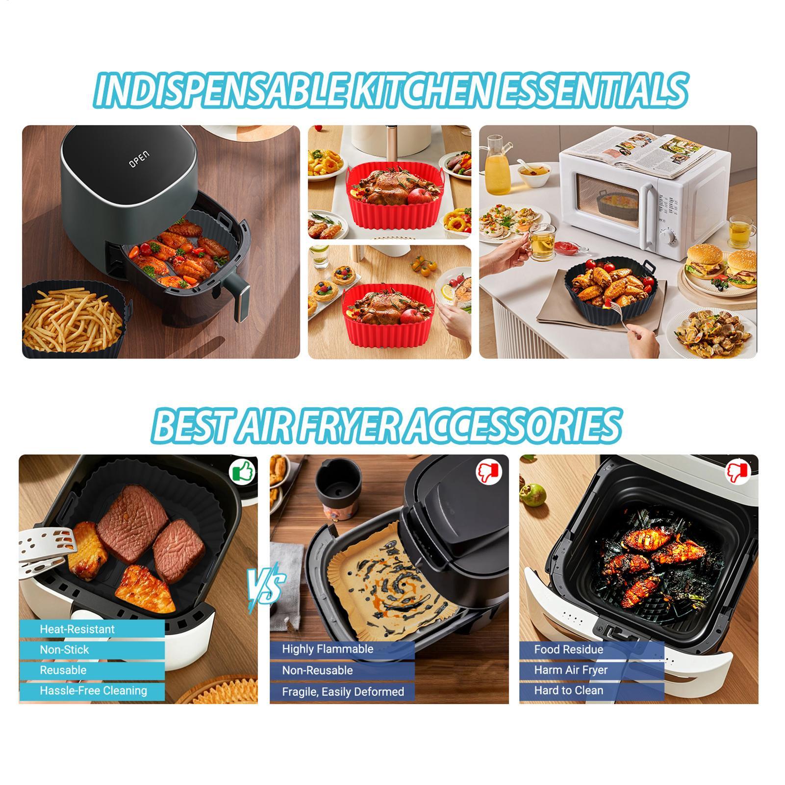 Alas Silikon untuk Air Fryer,  - Kitchen Gadgets Men ulasan dan harga