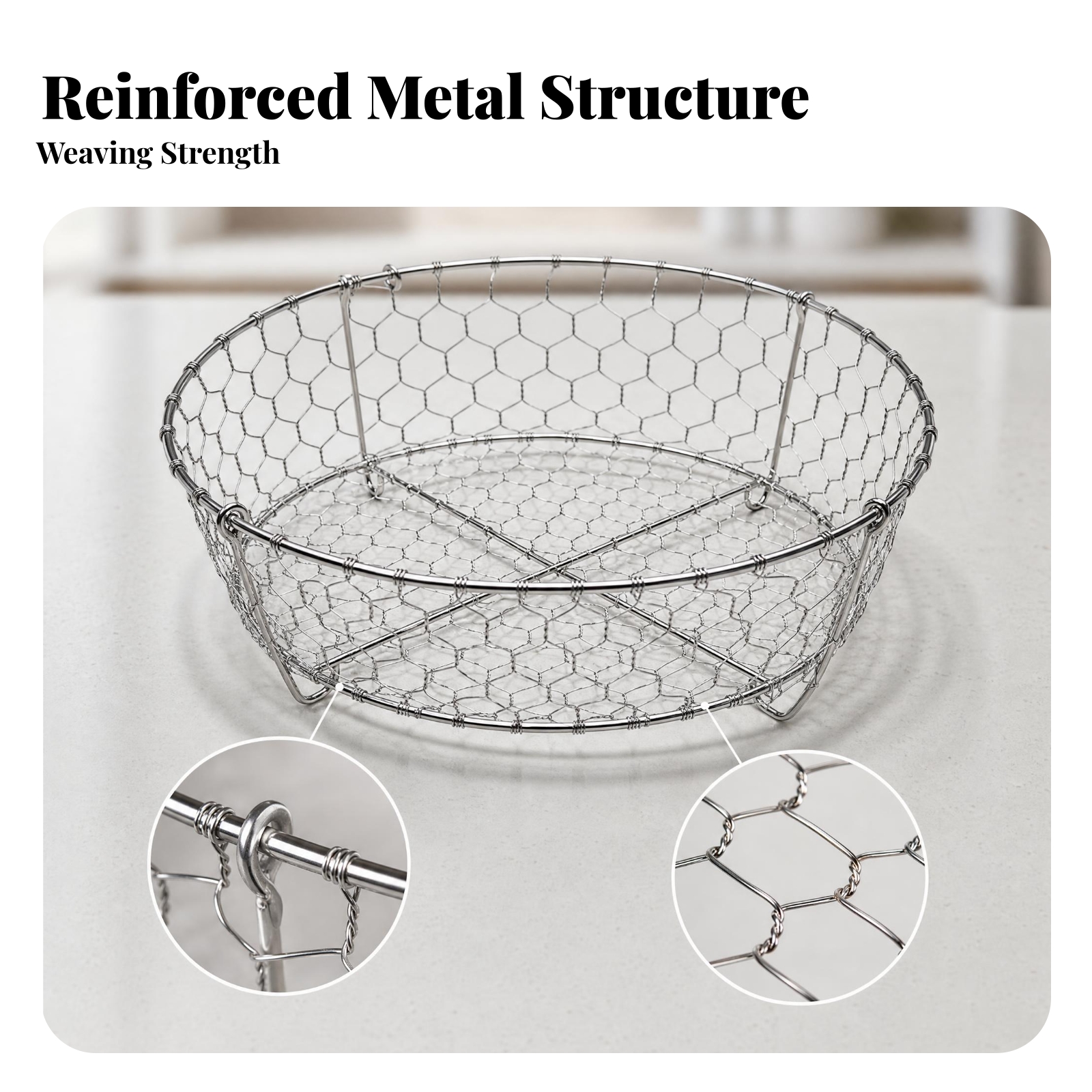 Keranjang Jaring Stainless Ste - Stainless Steel Strainer ulasan dan harga