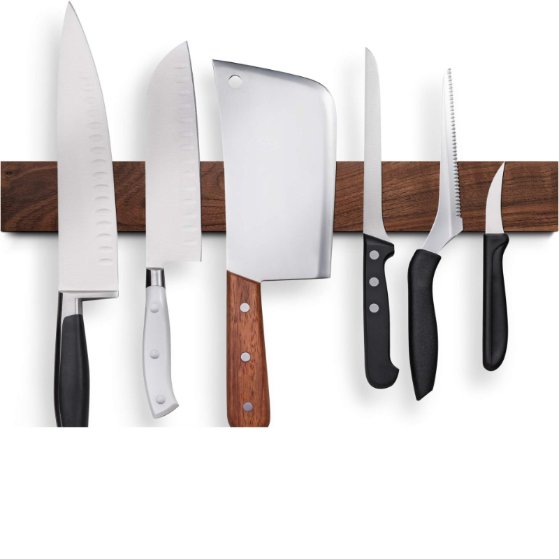 Rak Pisau Magnetik Kayu Ash 30 - Magnetic Knife Strip ulasan dan harga