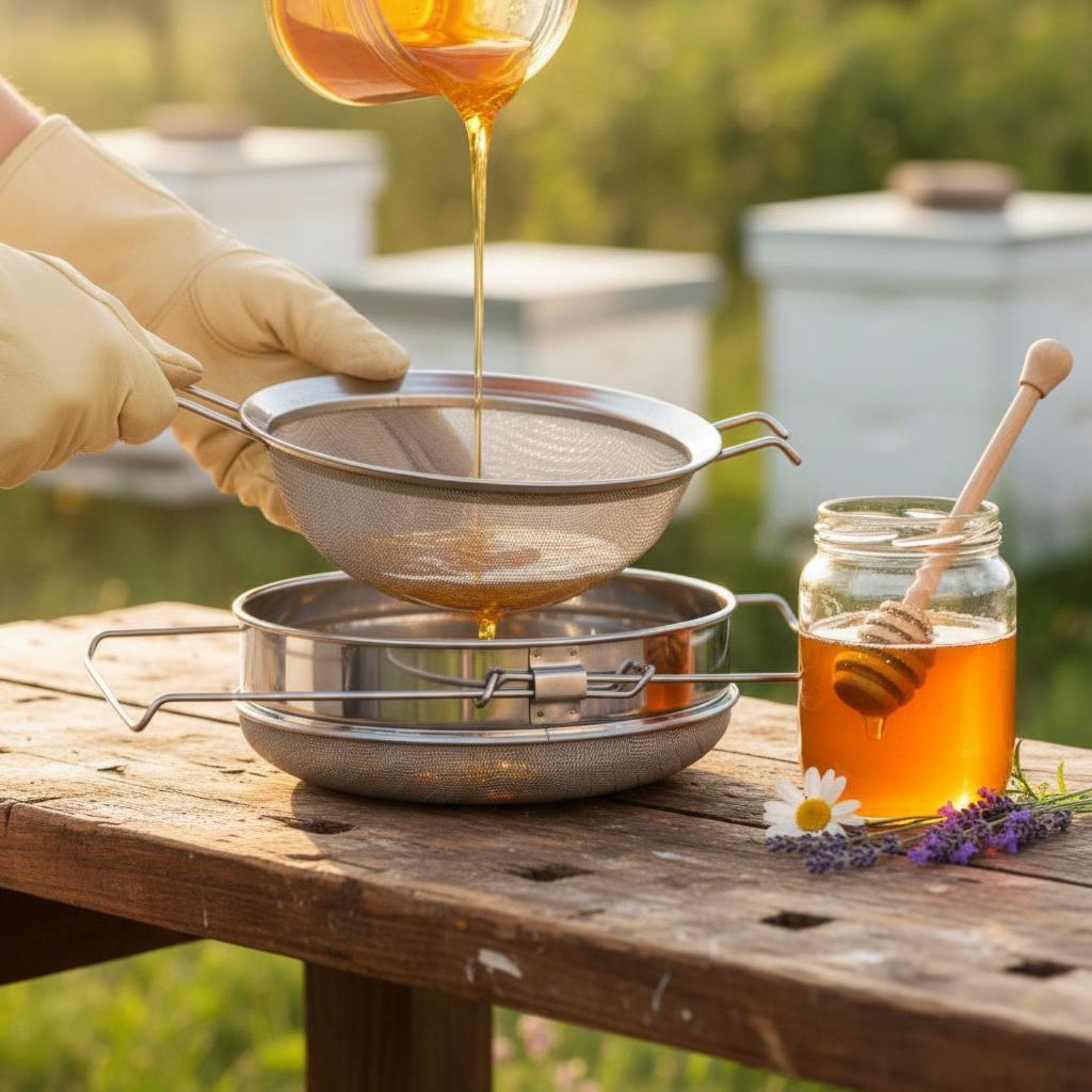 Saringan Madu Dua Tingkat Muda - Stainless Steel Strainer ulasan dan harga