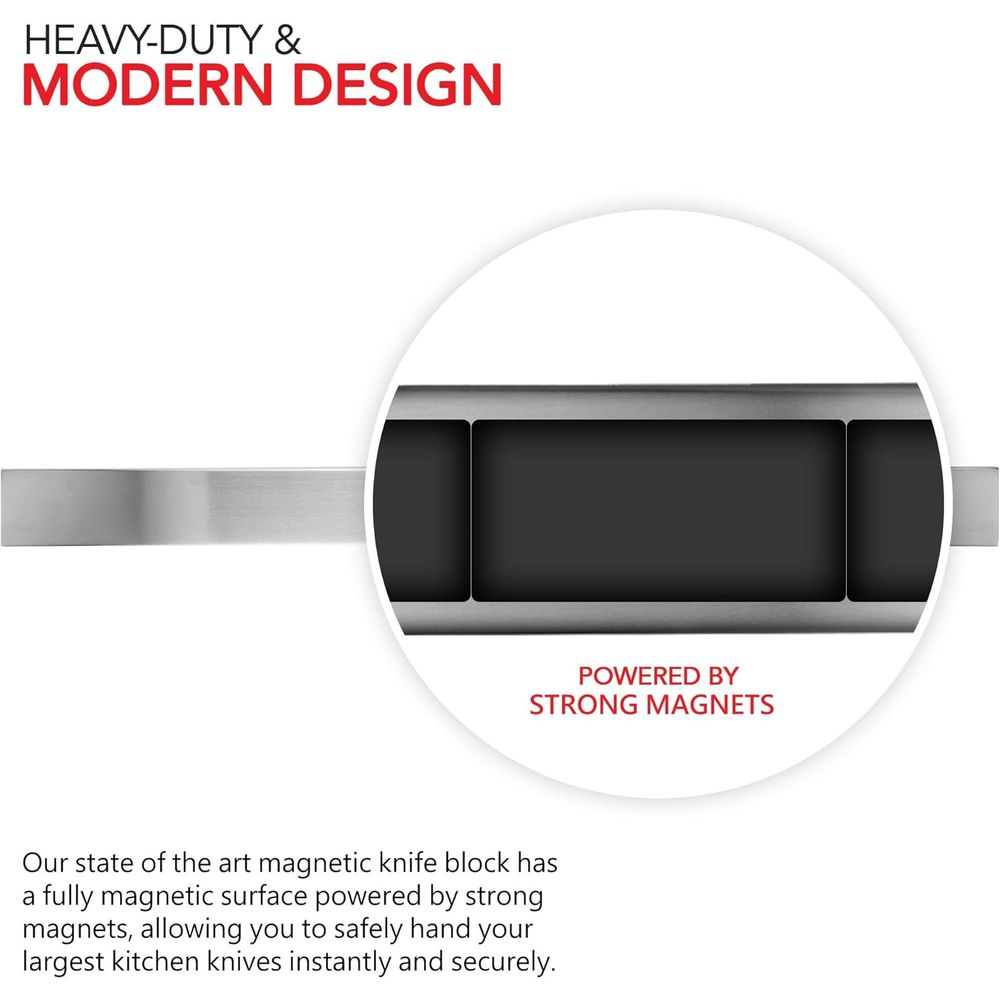 Pemegang Pisau Magnetik Logam  - Magnetic Knife Strip ulasan dan harga