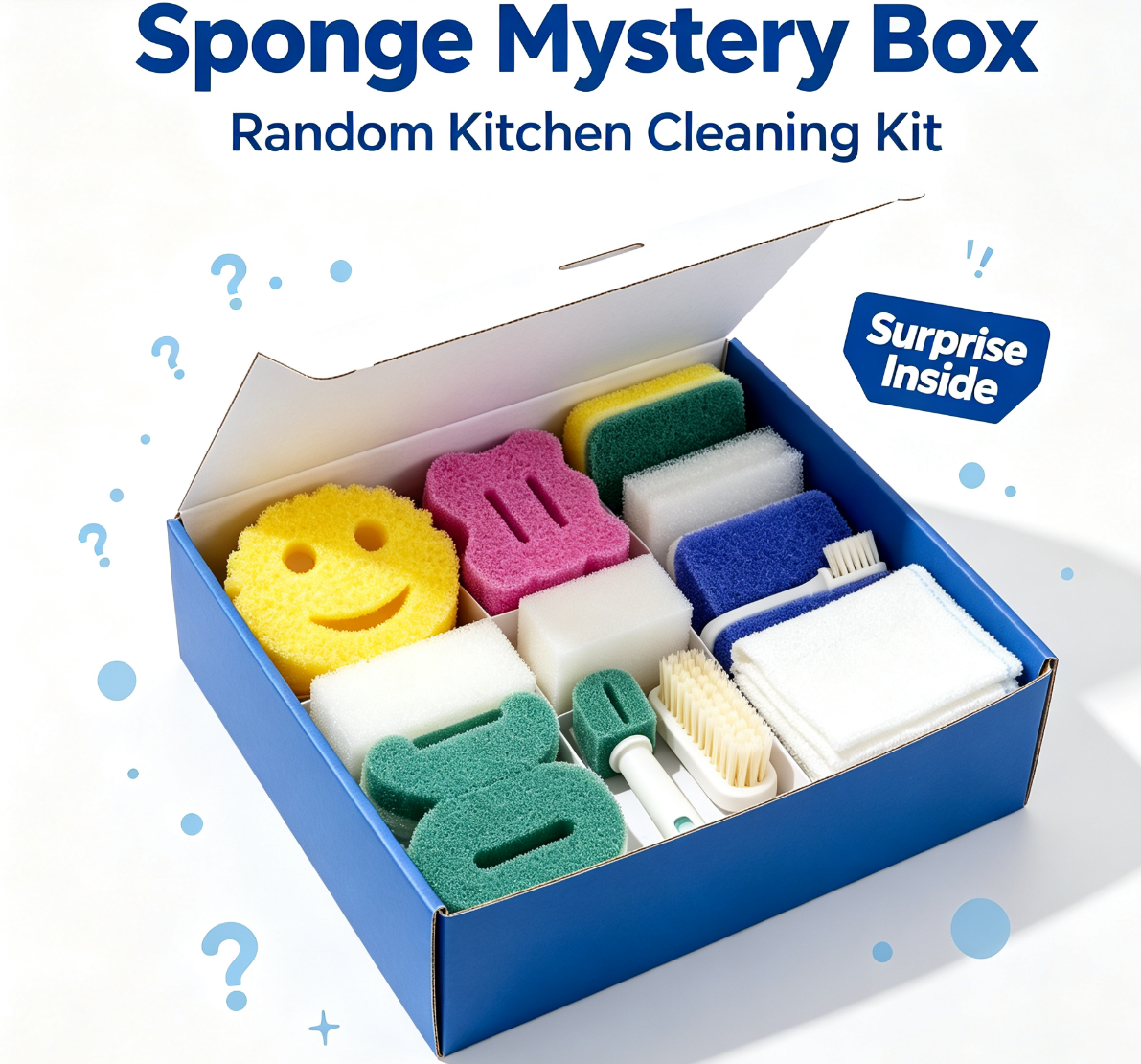 Kotak Misteri Spons Cuci Pirin - Kitchen Gadgets For The Blind ulasan dan harga