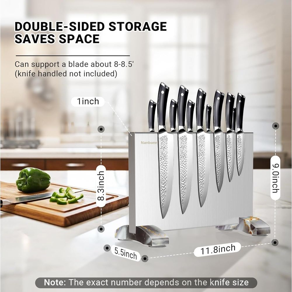 Rak Penyangga Blok Magnetik Ta - Magnetic Knife Strip ulasan dan harga
